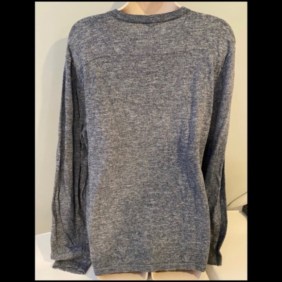 Theory Andrejs J Deneb Shirt  in blueberry XL - Picture 4 of 6